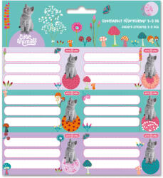 Ars Una Cuki állatok füzetcímke 18 db, kitten, cicás (ARS-53833686)