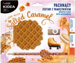 DERFORM Illatos napló radírral és ceruzával, Salted Caramel, Kidea (DFM-PPAGKA)