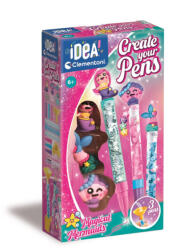 CLEMENTONI Színes Mermaid tollkészítő készlet Clementoni (CMC18159) - perfectbaby