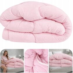 Textom Téli paplan 200x200 cm Meleg polár Milutka Ideális a hideg éjszakákra (Kołdra Polar 200x200 pink)