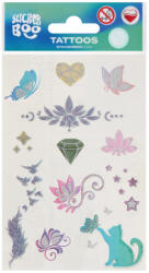 STARPAK Tetoválás matrica szett, lányos 10x17, 5cm, Sticker Boo (STK-559314) - perfectbaby