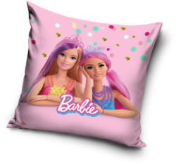 Carbotex Barbie Friends párnahuzat 40x40 cm Velúr (CBX039255) - perfectbaby