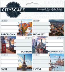 Ars Una Cityscape füzetcímke 18 db (ARS-53834829)