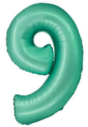  Menta 9-es Mint Mat szám fólia lufi 76 cm (MLG158656) - perfectbaby