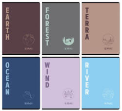 Herlitz tűzött füzet A/4, 32 lap sima, Terra, többféle (HRL-400200693) - perfectbaby