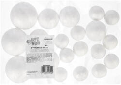 STARPAK Hungarocell gömbök, többféle méret, kb. 20 db/csomag (STK-388995)