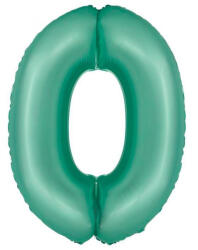  Menta 0-ás Mint Mat szám fólia lufi 76 cm (MLG157857) - perfectbaby