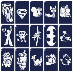 TYTOO Sablonok, közepes, 15 db-os, fiús mese szett (CTMS-0075) (VZM-KKCST2430045)