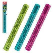 Maped Vonalzó 30cm, műanyag, törhetetlen, Maped Twist'n Flex (CRW-IMA027900)