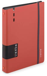 KARTON P+P Gyűrűskönyv A/5, 4 gyűrűs, lefűzhető lapokkal , 90 lap (vonalas, pontozott és üres), VERDE, téglaszínű (KPP-2-709) - perfectbaby