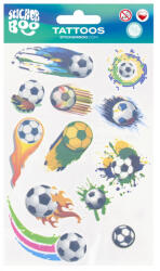 STARPAK Tetoválás matrica szett, focilabdák 10x17, 5cm, Sticker Boo (STK-540451) - perfectbaby