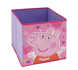  Peppa malac Happy játéktároló 31×31×31 cm (ADX14452PP) - perfectbaby