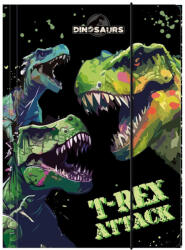 DERFORM Dinoszaurusz gumis mappa A/4, DN20 (DFM-TGA4DN20) - perfectbaby