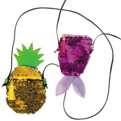 STARPAK Party válltáska, ananász vagy hal, 22x12cm, kétféle változat (STK-423863) - perfectbaby