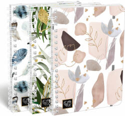 Lizzy Card Love spirál füzet A/5, kockás, 80 lapos, többféle minta (LIZ-23088399) - perfectbaby