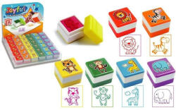 T. STAMP Állatos nyomda, 6 féle, négyzet alakú, 1 db (STA-S43A12) - perfectbaby