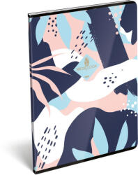 Lizzy Card XRCise Look füzet A/4, 60 lap kockás, Eight, levelek (LIZ-21898317)