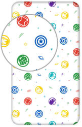 BRANDMAC Bosszúállók Symbols gumis lepedő 90x200 cm (BRM017030) - perfectbaby