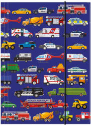 DERFORM Járművek gumis mappa A/4, PO11 (DFM-TGA4PO11) - perfectbaby