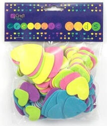 DP CRAFT Dekorgumi, öntapadós, szívek, 120 db-os (DPC-KSPI-061) - perfectbaby