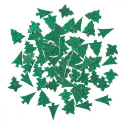 DP CRAFT Dekorgumi, öntapadós, zöld fenyőfák, csillogó, 65 db/csomag (DPC-DPPI-022) - perfectbaby