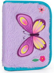 KARTON P+P Lepkés tolltartó klapnis, üres, plüss, rózsaszín (KPP-9-41323) - perfectbaby