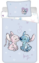 Jerry Fabrics Lilo és Stitch, A csillagkutya Purple gyerek, ovis ágyneműhuzat 100×135 cm, 40×60 cm (JFK036365)