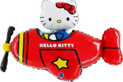  Hello Kitty Airplane Red fólia lufi 76 cm (GBBL150R) - perfectbaby
