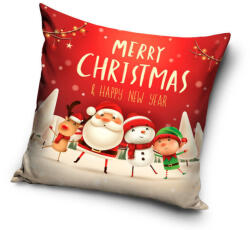 Carbotex Merry Karácsonyi párnahuzat 40x40 cm (CBX191112XMAS)