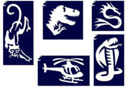 TYTOO Sablonok, 5 db-os, fiús (CTMS-0036) (VZM-KKCST2330024)