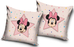 Carbotex Minnie egér Star párnahuzat 40x40 cm Velúr (CBX2296018MNM)