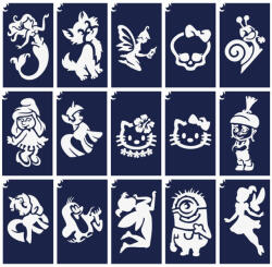 TYTOO Sablonok, közepes, 15 db-os, lányos mese szett (CTMS-0074) (VZM-KKCST1430044)