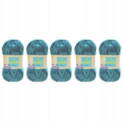 Nako Panda 14513 Világos Petrol 5 x csomag (100gr/120mt) (14513)