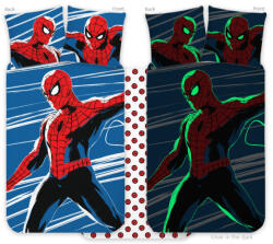 Brandmac Pókember Agility sötétben világító gyerek, ovis ágyneműhuzat 100x135cm, 40x60cm (BRM019645)