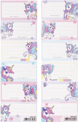 Starpak Unikornis füzetcímke 6 db/ív, Starpak, többféle változat (STK-536027)