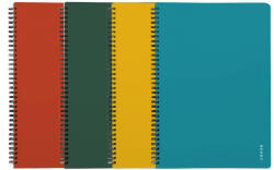 KARTON P+P Spirál füzet A/5, vonalas, 60 lapos, műanyag borítóval, VERDE, többféle szín (KPP-8-873) - perfectbaby