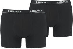 Global Licence Srl Head Basic férfi alsónadrág - pamut boxeralsó - 2 db/csomag - fekete - S (841001200_S)