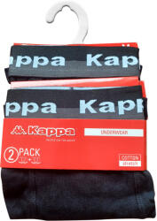 Global Licence Srl Kappa férfi pamut boxeralsó - 2 db/csomag - fekete - XXL (230000976-B_fekete_XXL)