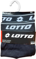 Global Licence Srl Lotto férfi pamut boxeralsó - 2 db/csomag - fekete - XXL (230000978-B_fekete_XXL)