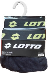 Global Licence Srl Lotto férfi pamut boxeralsó - 2 db/csomag - fekete - M (230000979-B_fekete_M)