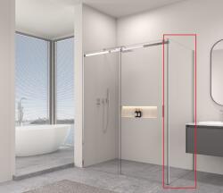 Erga Lynn, fix zuhanyfal 70x195 cm, 8mm átlátszó üveg, króm profil, ERG-V02-LYNN-G070-CL-CR (ERG-V02-LYNN-G070-CL-CR)