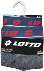 Global Licence Srl Lotto férfi pamut boxeralsó - 2 db/csomag - sötétszürke - XXL (230000979-B_sotetszurke_XXL)