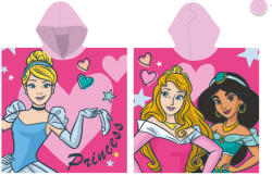 Global Licence Srl Disney Hercegnők gyorsan száradó poncsó - 55x110 cm (PRI1409)