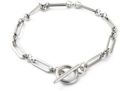  Ezüst Színű Nemesacél Karlánc Karkötő