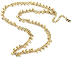  14K Aranyozott Nemesacél Nyaklánc - gyongykavics - 7 000 Ft