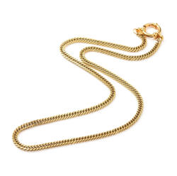  Arany Színű Nemesacél Charm Nyaklánc - gyongykavics - 3 300 Ft