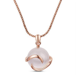  Rózsaarany Színű Macskaszem Nyaklánc