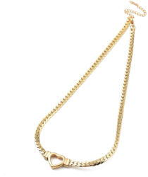  18K Aranyozott Nemesacél Szív Nyaklánc