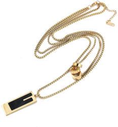  Arany Színű Nemesacél Dupla Nyaklánc