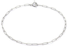  Ezüst Színű Nemesacél Nyaklánc - gyongykavics - 1 200 Ft